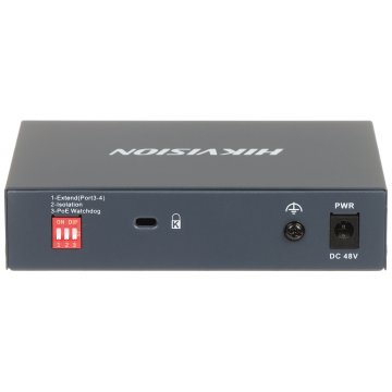 SWITCH POE 4 PORTY + UPLINK  HIKVISION DS-3E0505HP-E