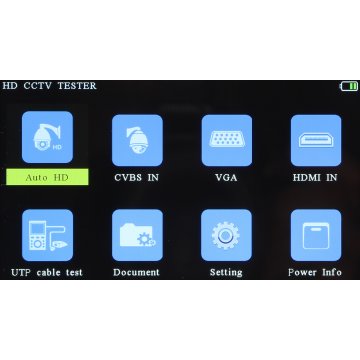 TESTER CCTV MONITOR AHD, HD-CVI, HD-TVI, CVBS LCD 5" MS-ACT50-4K