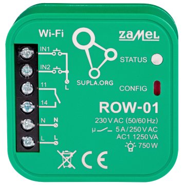 INTELIGENTNY PRZEŁĄCZNIK ROW-01 Wi-Fi 230&nbsp;V AC ZAMEL