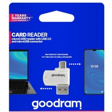 MINI CZYTNIK KART MICROSD USB ADAPTER MICRO SD OTG Goodram