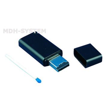 MINIATUROWY DYKTAFON CYFROWY 64 GB PENDRIVE Z DYKTAFONEM DETEKCJA DŹWIĘKU VOX UR01-64GB