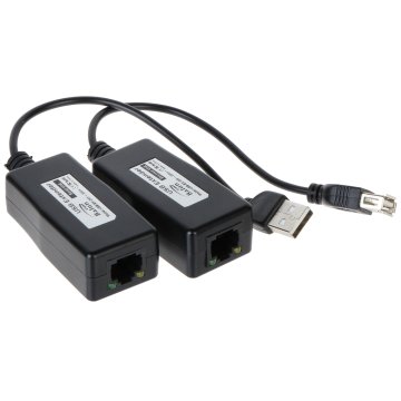 EXTENDER USB TRANSMISJA USB PO SKRĘTCE UTP USB-EX-200