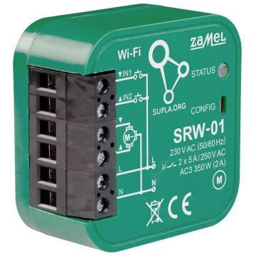 INTELIGENTNY STEROWNIK ROLET SRW-01 Wi-Fi 230&nbsp;V AC ZAMEL