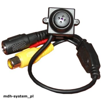 Mini kamera  CCTV 380 TVL 2 lux, obiektyw 5,5 mm guzik, AUDIO, CS700