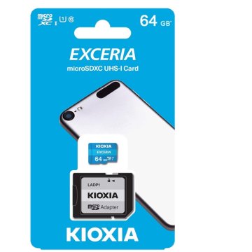 KARTA PAMIĘCI microSD UHS-I 64 GB KIOXIA EXCERIA KIO-LMEX1L064GG2