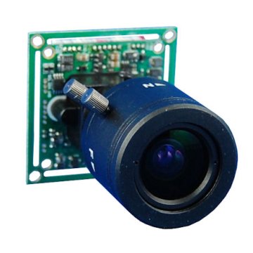MINI KAMERA PŁYTKOWA CCTV CCD 600 TVL 0.01 lux OBIEKTYW REGULOWANY 4 - 9 mm BK-600TVL