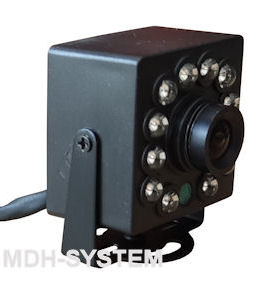 MINIATUROWA KAMERA CCTV CCD CVBS PAL 700 TVL DZIEŃ/NOC GW-R589EB