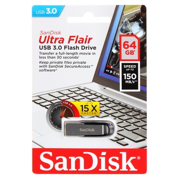 PENDRIVE USB 3.0 64GB USB SANDISK FD-64/ULTRAFLAIR-SAN