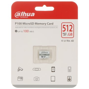 KARTA PAMIĘCI microSD 512 GB UHS-I SDXC V30 U3 A2 DAHUA TF-P100/512GB