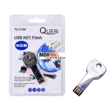 PENDRIVE USB UKRYTY KLUCZYK  Flash 4GB Quer 