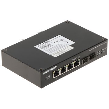 SWITCH POE 4 PORTY + 2 PORTY SFP UPLINK HIKVISION DS-3T0506HP-E/HS