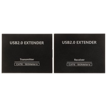 EXTENDER USB TRANSMISJA PO SKRĘTCE UTP USB-EX-150/4-USB