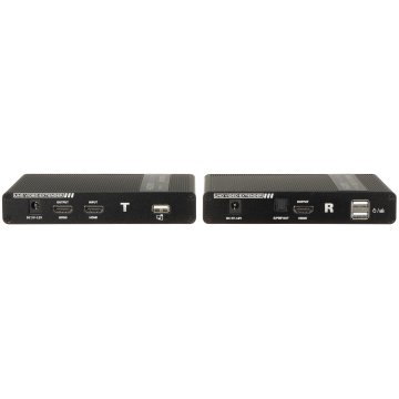EXTENDER  HDMI USB DO 100 m TRANSMISJA HDMI + USB PO SKRĘTCE UTP HDMI+USB-EX-100-4K